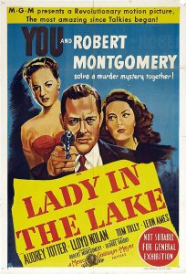 Lady In The Lake (1947) Australian film poster