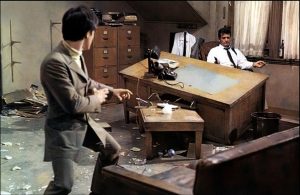 Bruce Lee and James Garner in Marlowe (1969) directed by Paul Bogart credit: Metro-Goldwyn-Mayer
