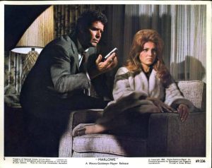 James Garner and Gayle Hunnicutt in Marlowe (1969) Director Paul Bogart